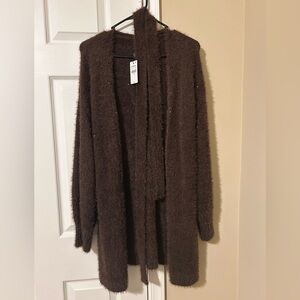 Express NWT Medium Cozy Brown Women's Sweater sparkly